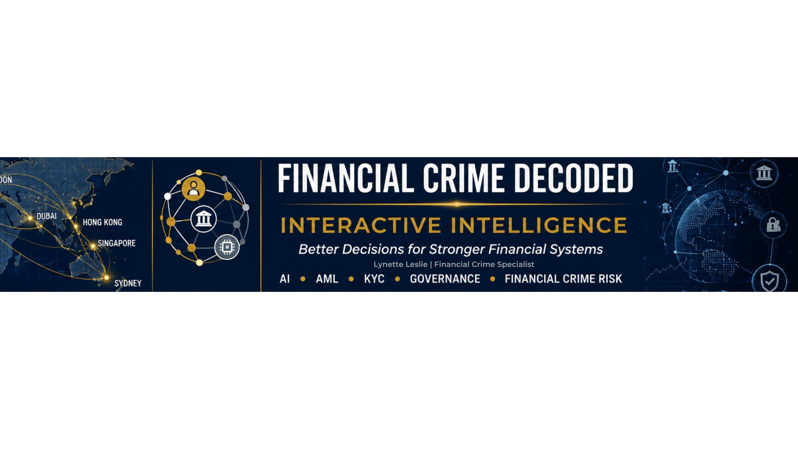 Financial Crime Decoded — Interactive Intelligence banner